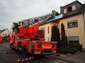 Dachstuhlbrand Koeln Bocklemuend Untere Dorfstr P182